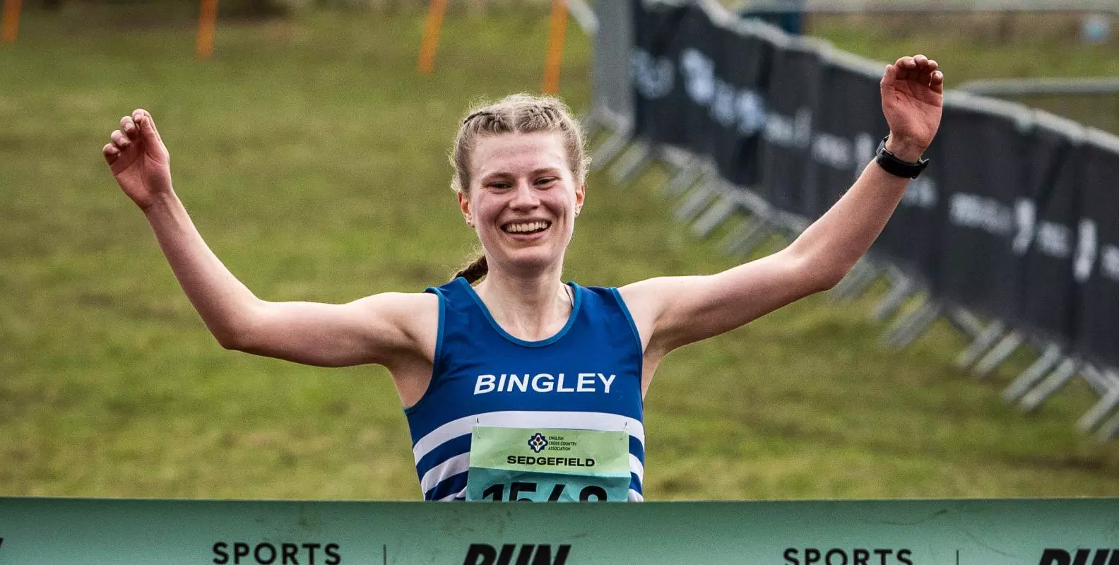 Rebecca winning nationals